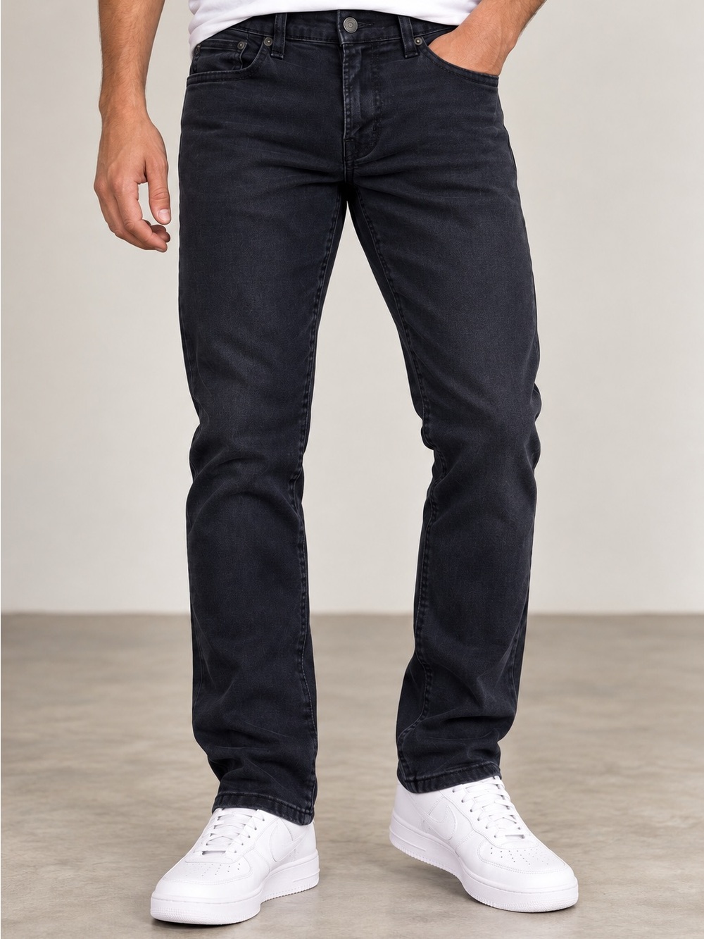 Lucky Brand Men's Straight Jeans in Black Wash